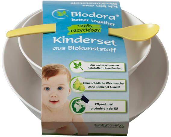 Detský set z bioplastu, Biodora