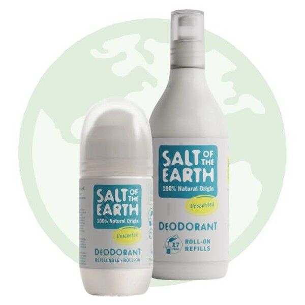 Roll-on deodorant bez vône doplňovací, Salt of the earth