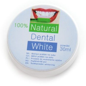 Prírodný bieliaci prášok na zuby, Natural Dental White