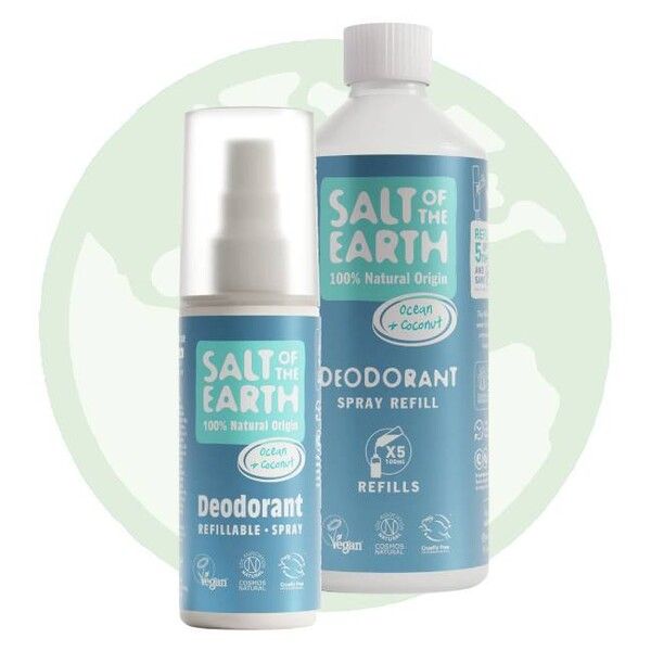 Prírodný deodorant v spreji oceán a kokos, Salt of the Earth