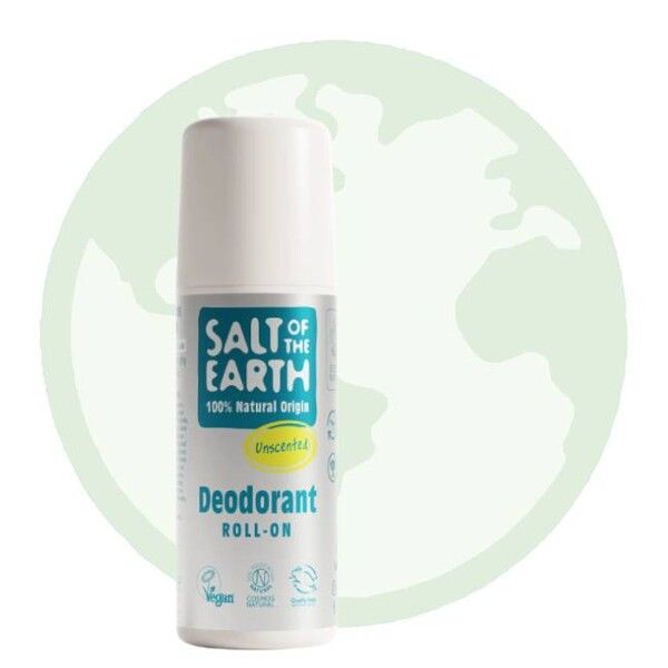 Prírodný roll-on deodorant bez vône, Salt of the earth