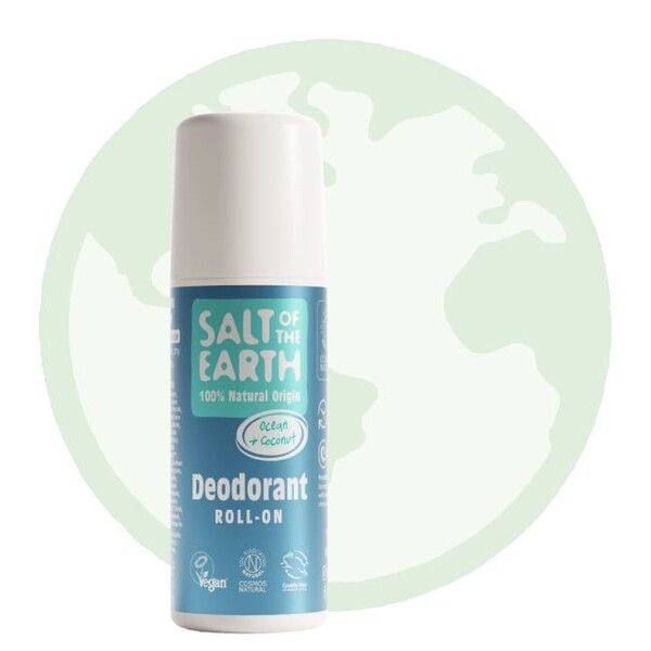 Prírodný roll-on deodorant oceán a kokos, Salt of the earth