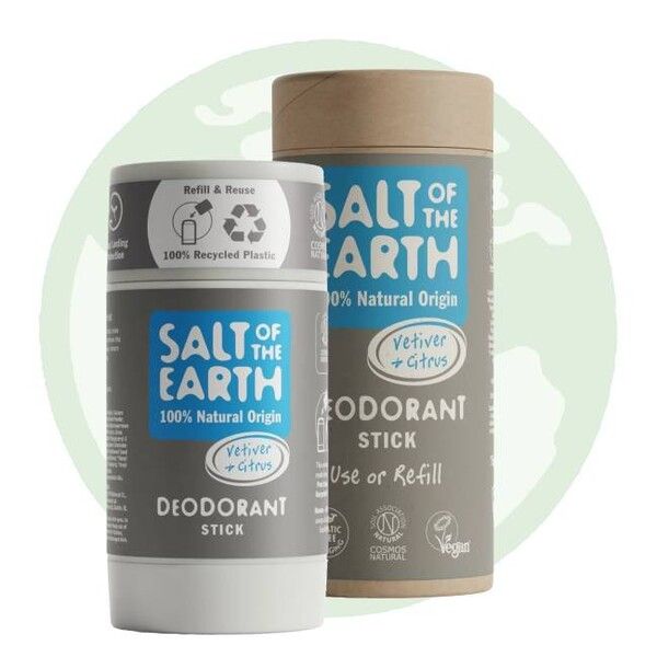 Prírodný tuhý deodorant vetiver a citrus, Salt of the Earth