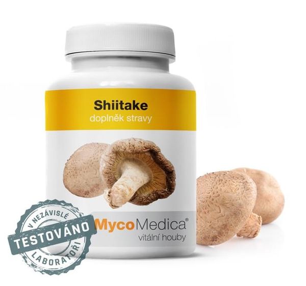 Shiitake extrakt z húb, MycoMedica